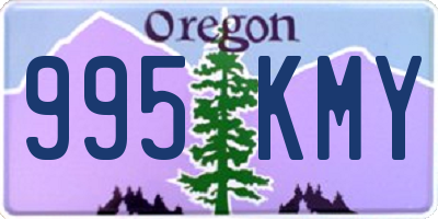 OR license plate 995KMY