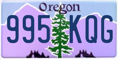 OR license plate 995KQG