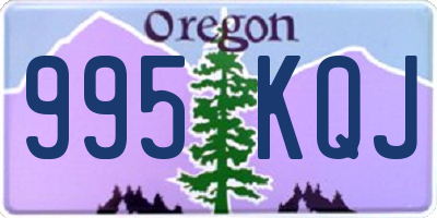 OR license plate 995KQJ