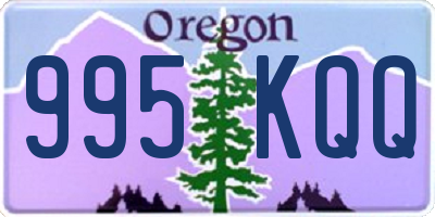 OR license plate 995KQQ