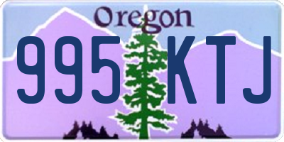 OR license plate 995KTJ
