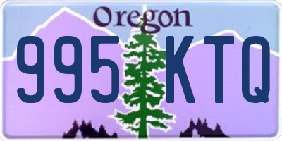 OR license plate 995KTQ