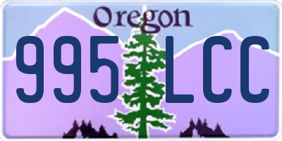 OR license plate 995LCC