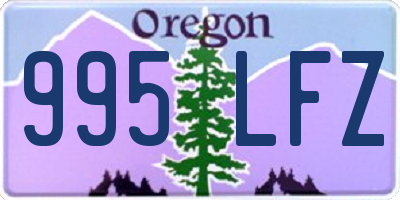 OR license plate 995LFZ