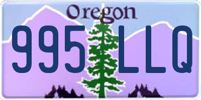 OR license plate 995LLQ