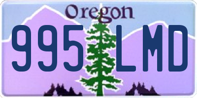 OR license plate 995LMD