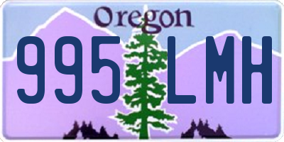 OR license plate 995LMH