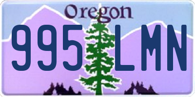 OR license plate 995LMN