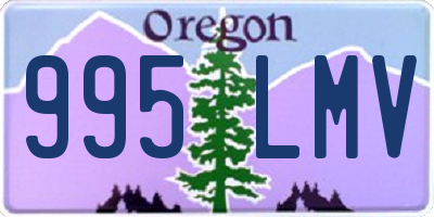 OR license plate 995LMV