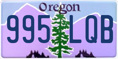 OR license plate 995LQB