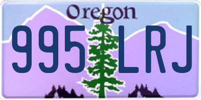 OR license plate 995LRJ