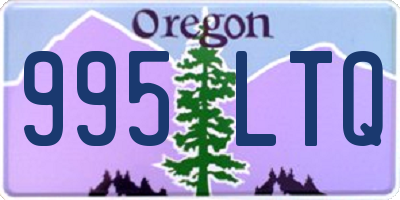 OR license plate 995LTQ