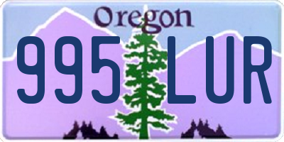 OR license plate 995LUR