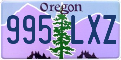 OR license plate 995LXZ