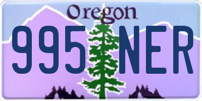 OR license plate 995NER