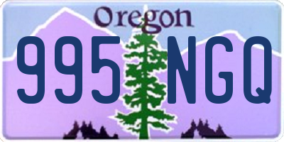OR license plate 995NGQ