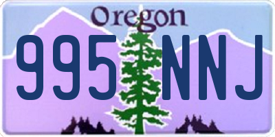 OR license plate 995NNJ