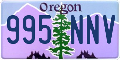 OR license plate 995NNV