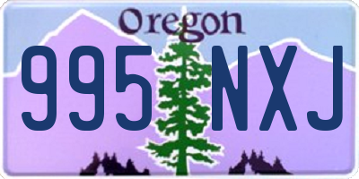 OR license plate 995NXJ