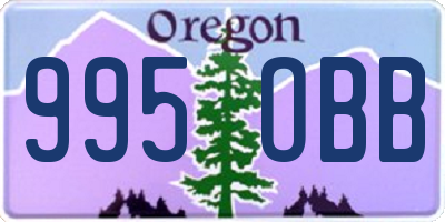 OR license plate 995OBB