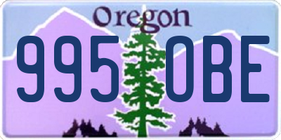 OR license plate 995OBE