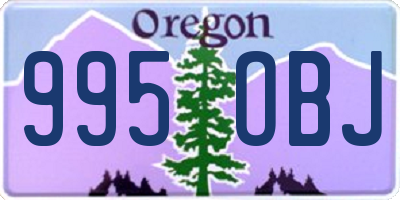 OR license plate 995OBJ