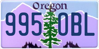 OR license plate 995OBL