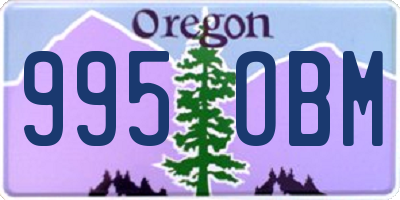 OR license plate 995OBM