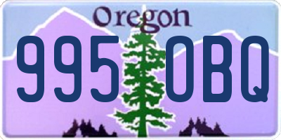 OR license plate 995OBQ