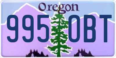 OR license plate 995OBT
