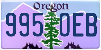 OR license plate 995OEB