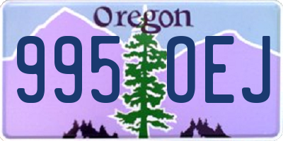 OR license plate 995OEJ