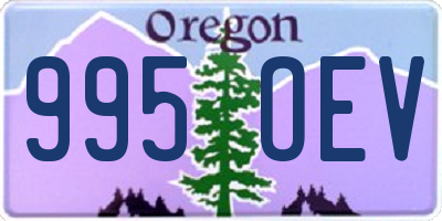OR license plate 995OEV