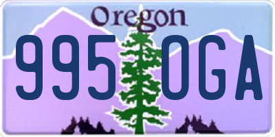 OR license plate 995OGA