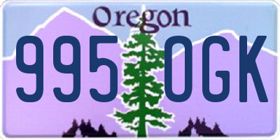 OR license plate 995OGK