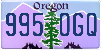 OR license plate 995OGQ