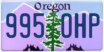 OR license plate 995OHP
