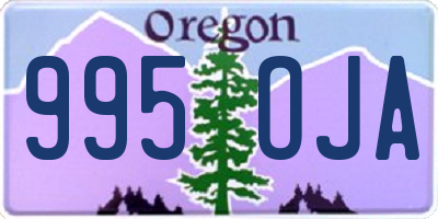 OR license plate 995OJA