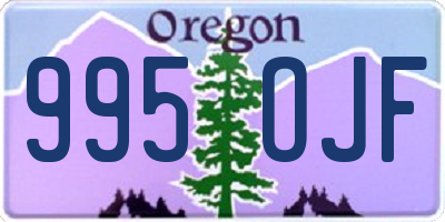 OR license plate 995OJF