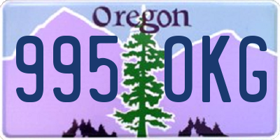 OR license plate 995OKG