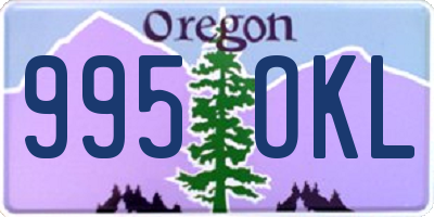 OR license plate 995OKL