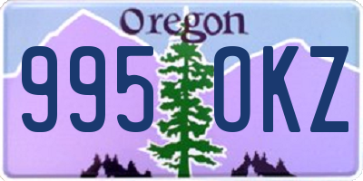 OR license plate 995OKZ