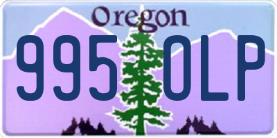 OR license plate 995OLP