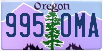 OR license plate 995OMA