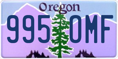 OR license plate 995OMF