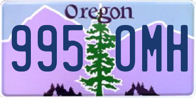 OR license plate 995OMH