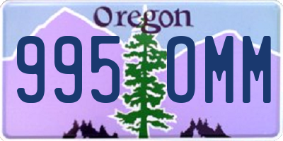 OR license plate 995OMM