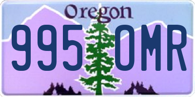 OR license plate 995OMR