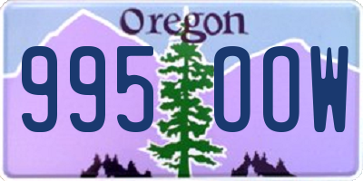 OR license plate 995OOW