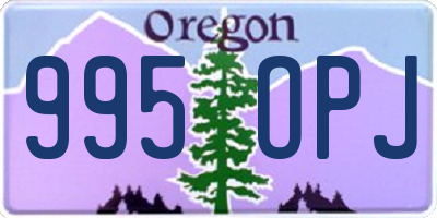 OR license plate 995OPJ